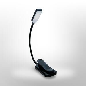 LED Book Light for Books in Bed with 3 Colors and 9 Brightness (Rechargable)